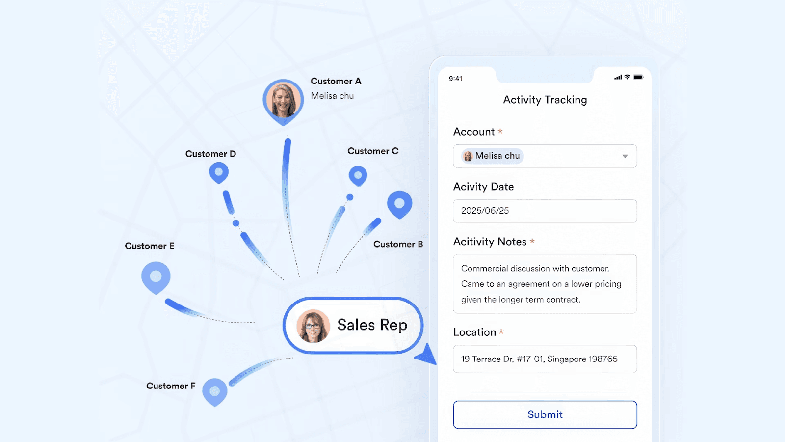 Mobile CRM in Lark