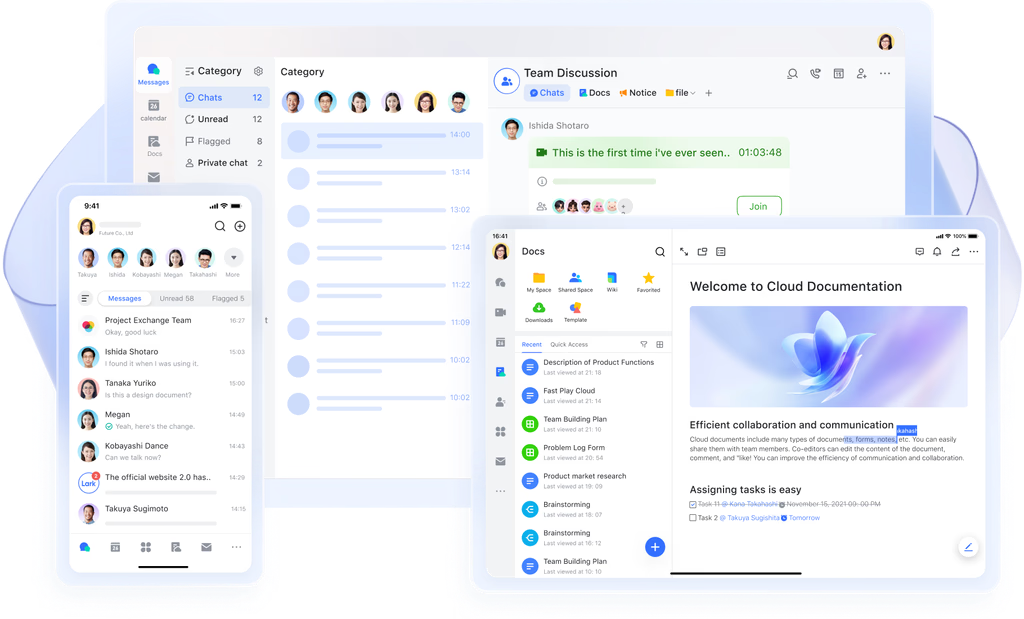 Lark all-in-one platform for customer successs