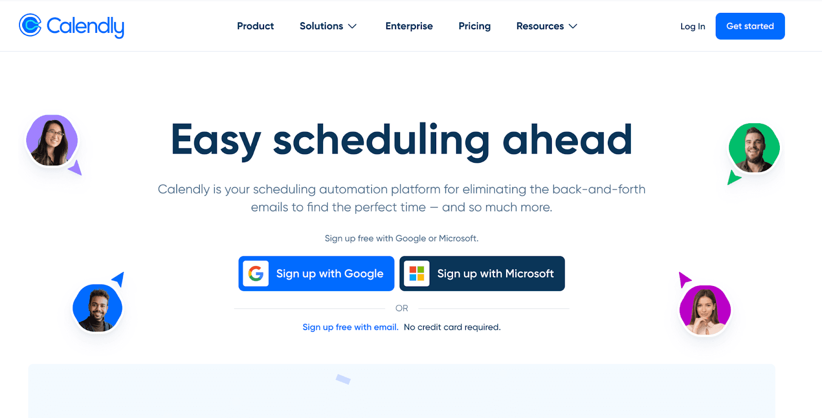 Calendly scheduling interface