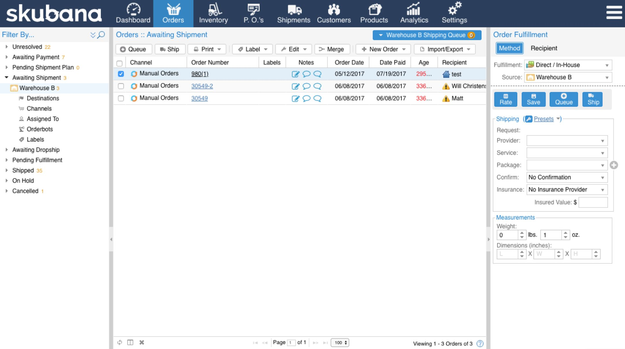 Skubana manages inventory and order operations