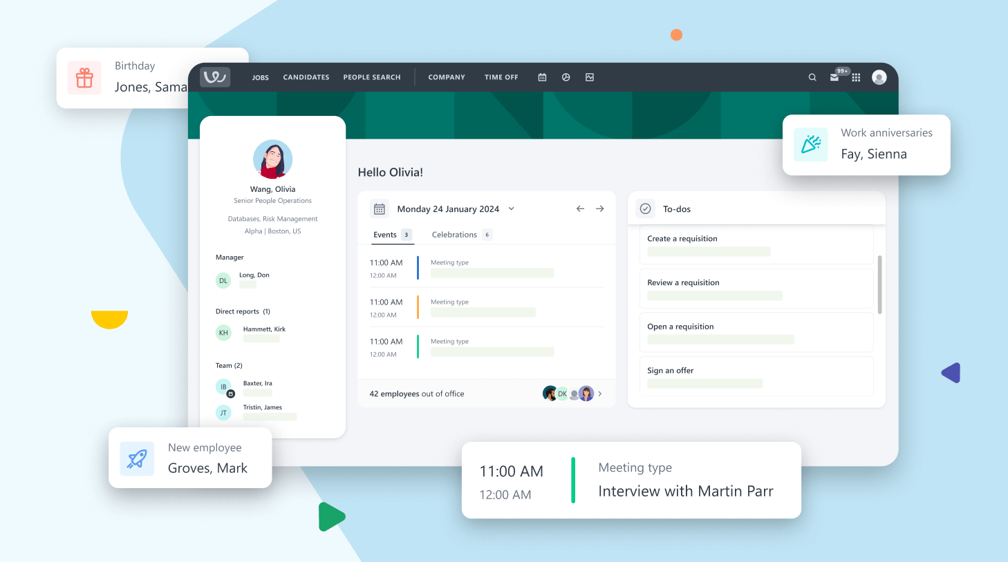 Workable user dashboard