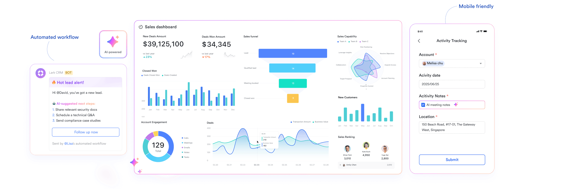 Lark CRM overview