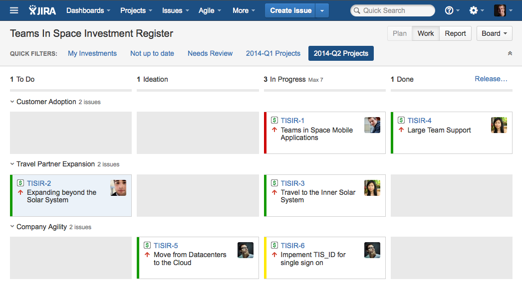 Jira project portfolio management