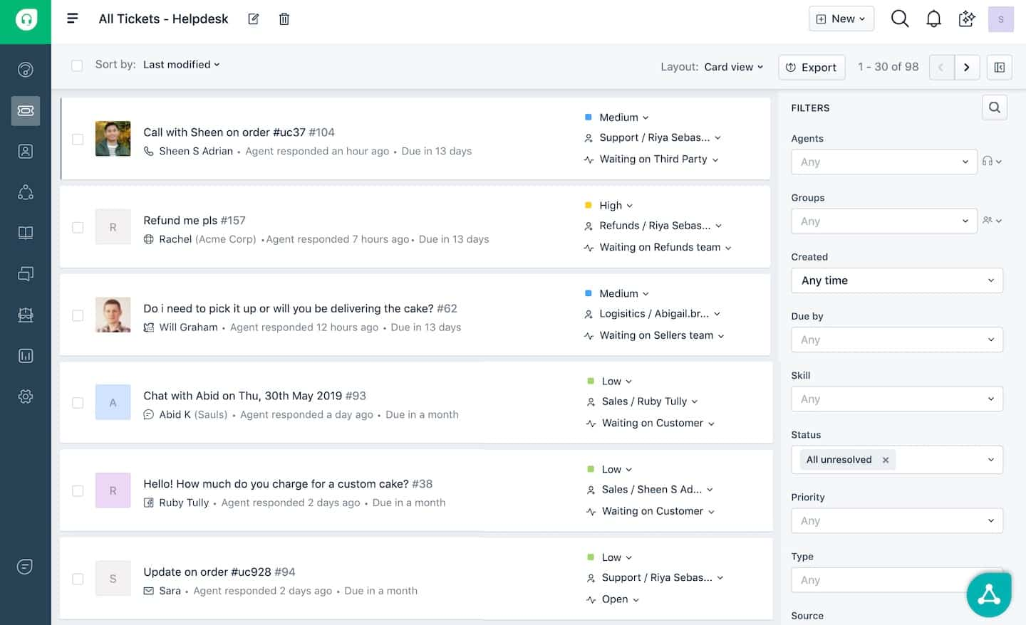 Freshdesk shared inbox and helpdesk software