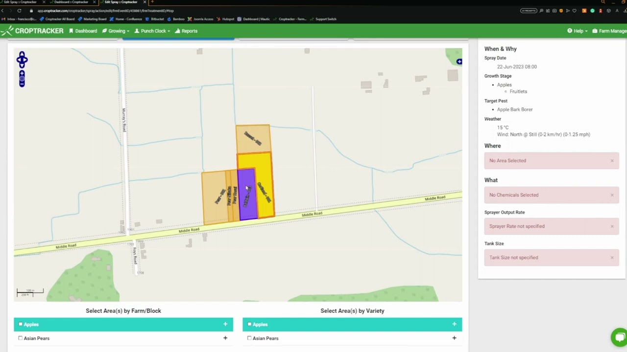 Croptracker farm harvest and quality tracking software