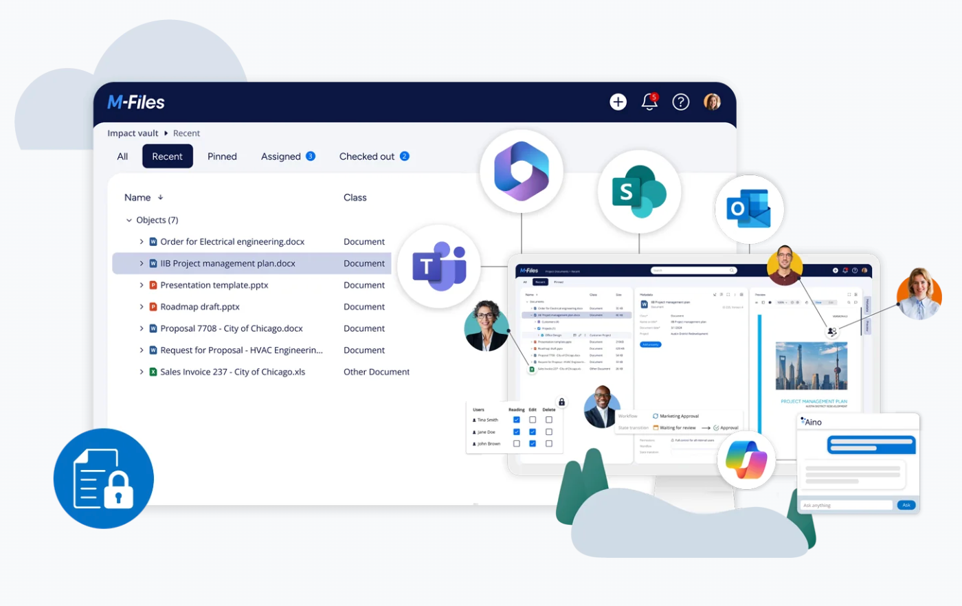 M-Files of document management