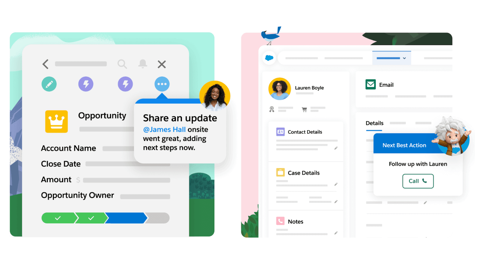 Interface of Salesforce