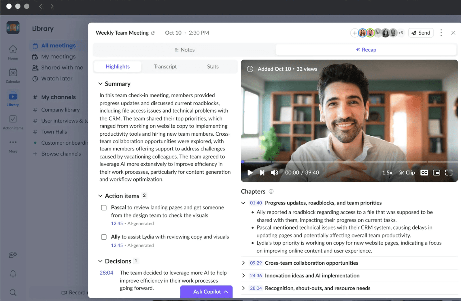 Meeting minutes by fellow.app