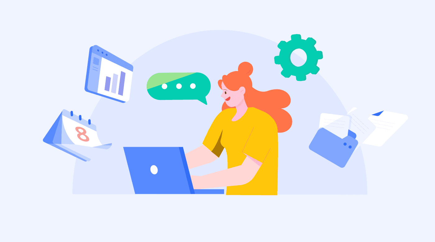 Project management and communication icons