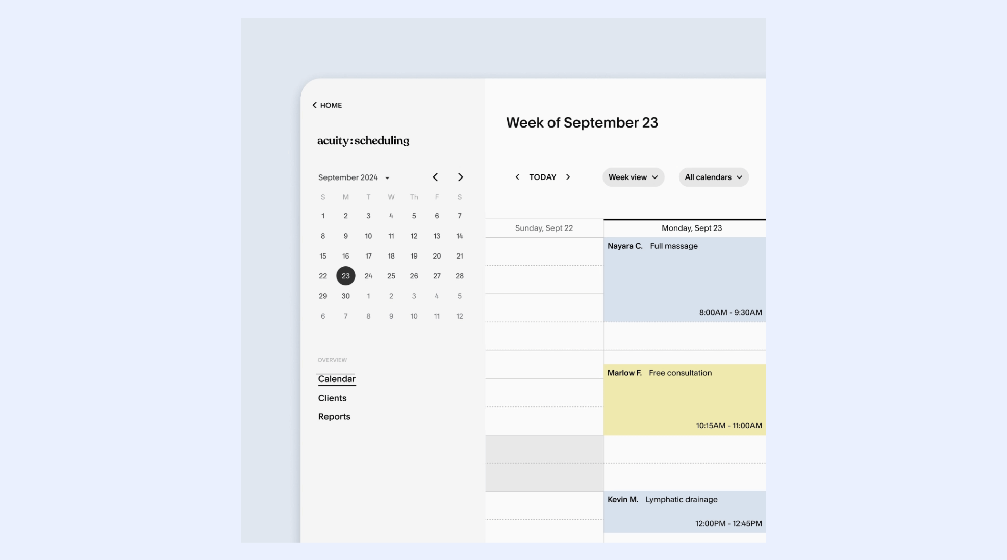 Acuity Scheduling