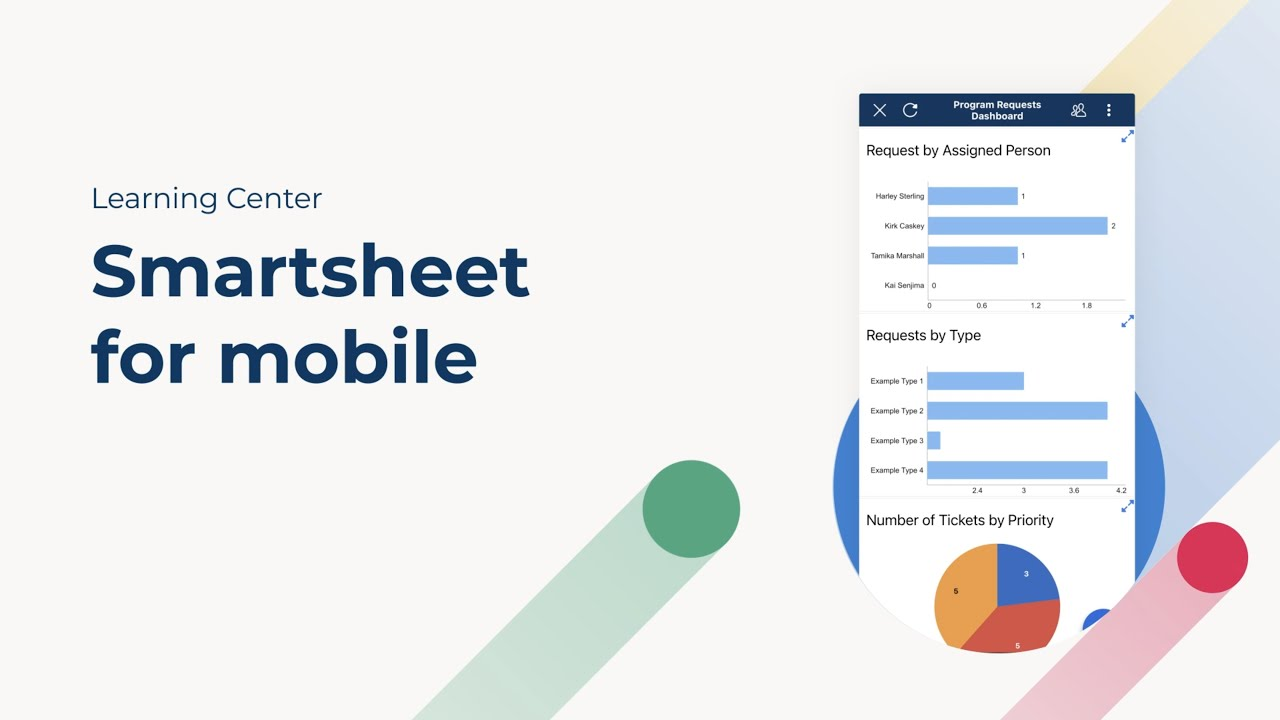 Smartsheet mobile application