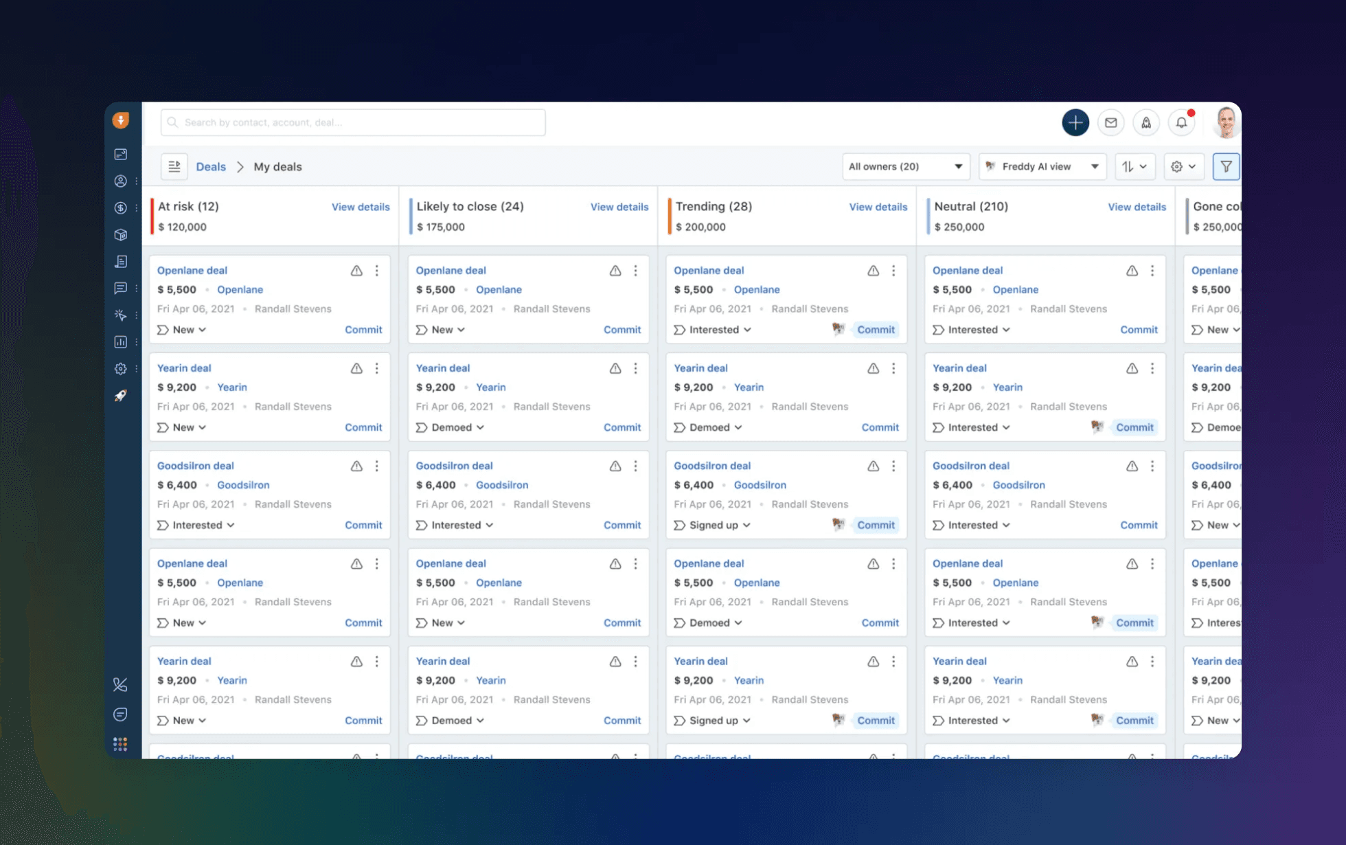 Freshworks sales CRM, also known as Freshsales and Freshsales Suite