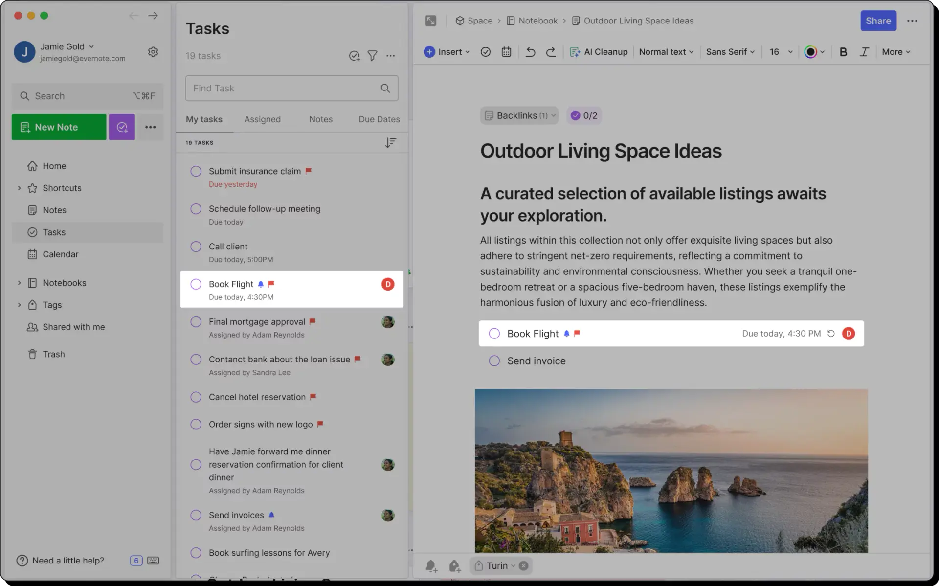Evernote: Notes and tasks organizer