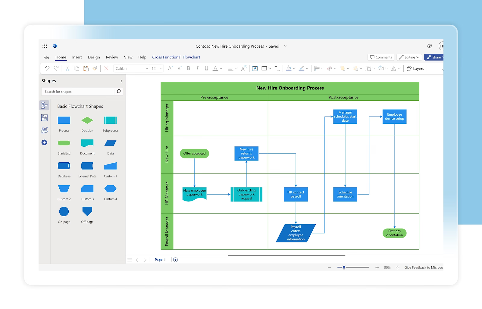Microsoft Visio is an enterprise-grade diagram builder solution