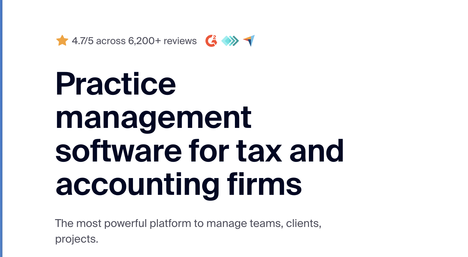 TaxDome works as a CRM for tax teams