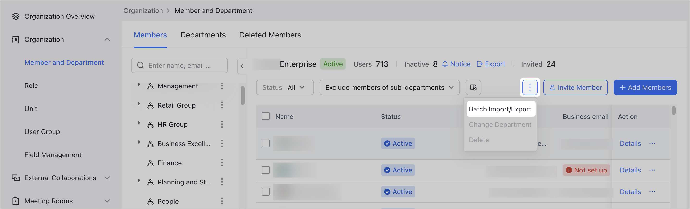 Admin | Assign seats when adding members