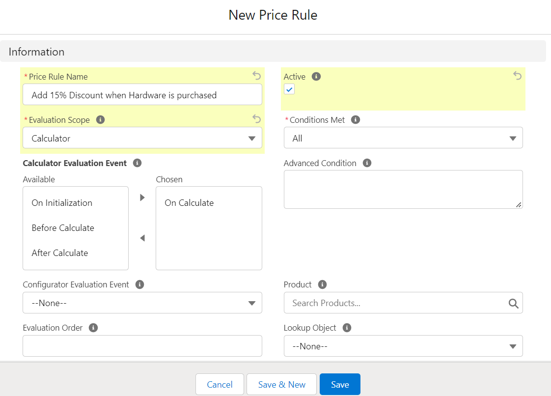 Salesforce CPQ