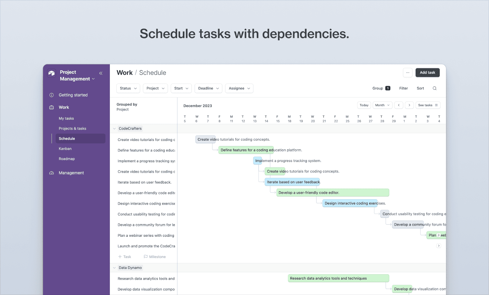 Airtable’s product management template