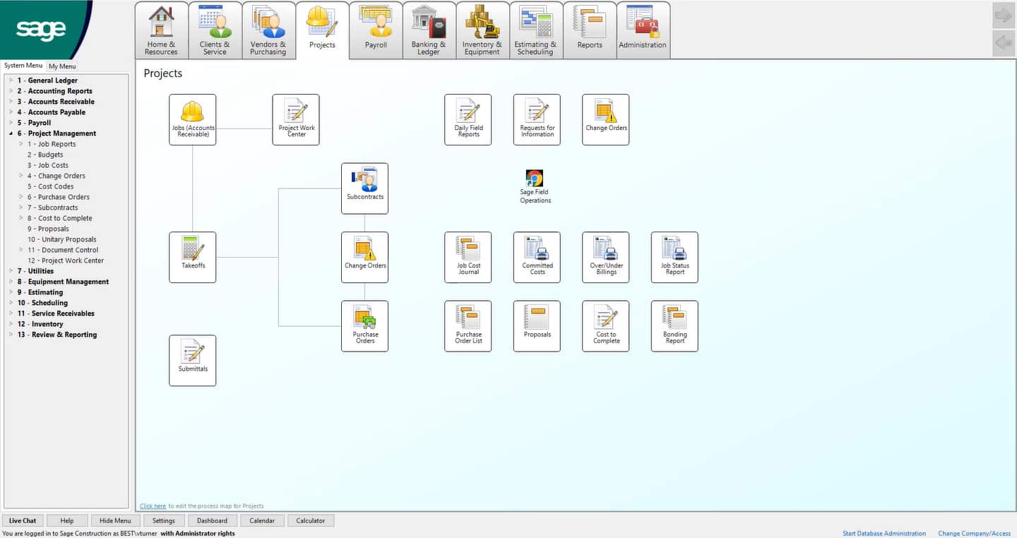 Sage 100 Contractor industry-focused accounting solution