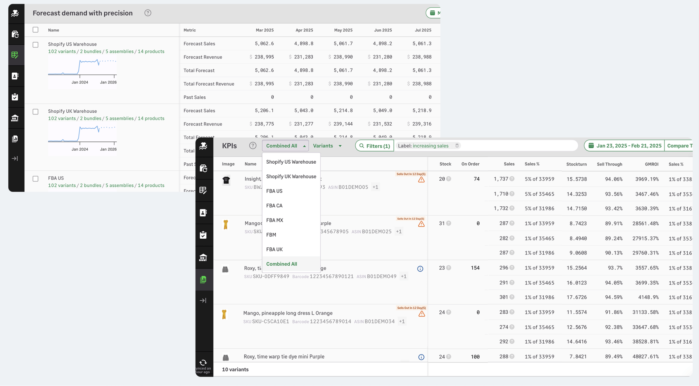 Inventory Planner: A specialized forecasting and planning tool