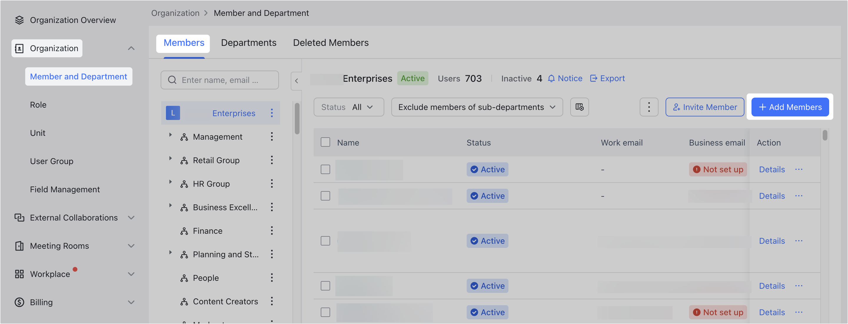 Admin | Assign seats when adding members