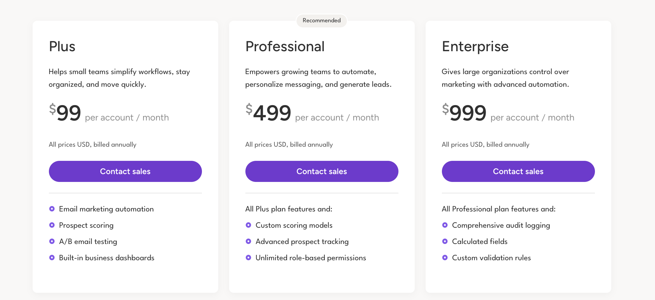 Insightly marketing automation pricing