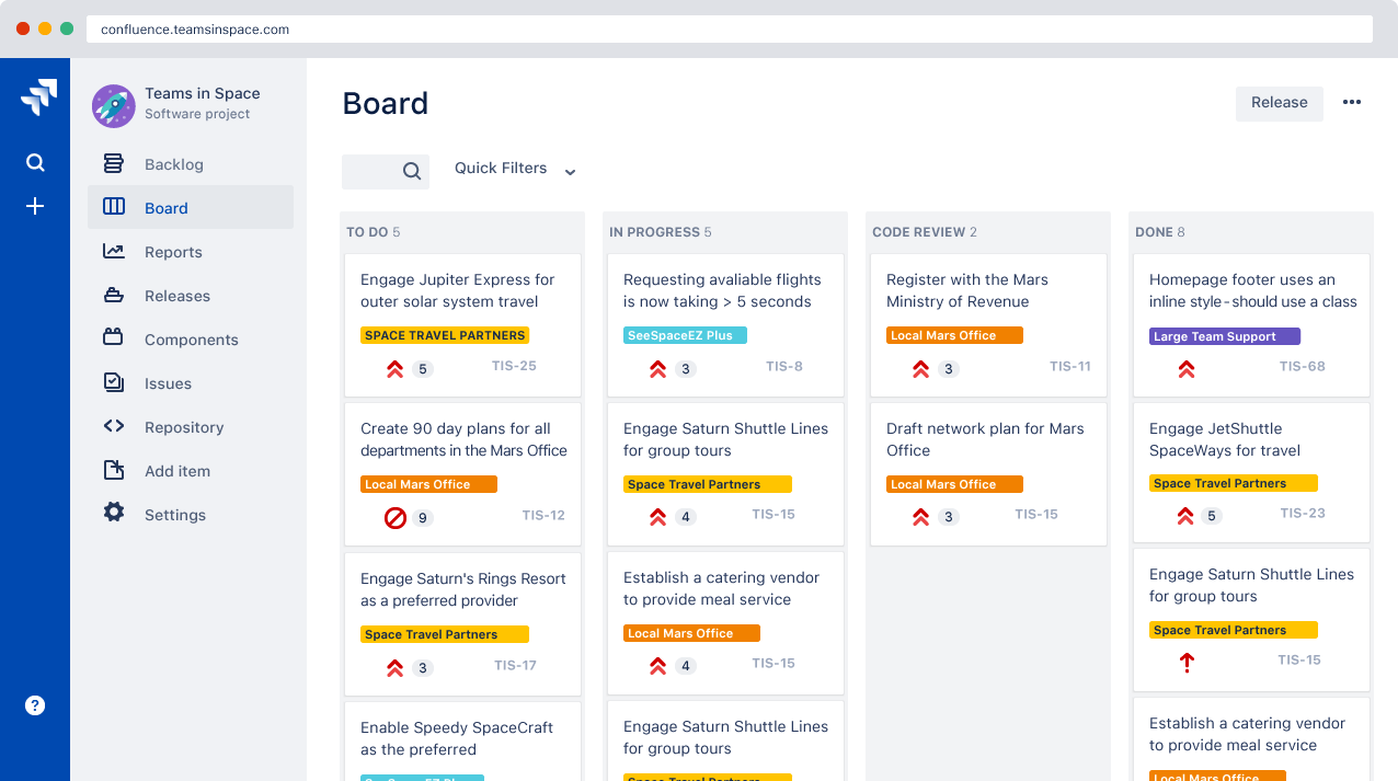 Jira Gantt chart template board