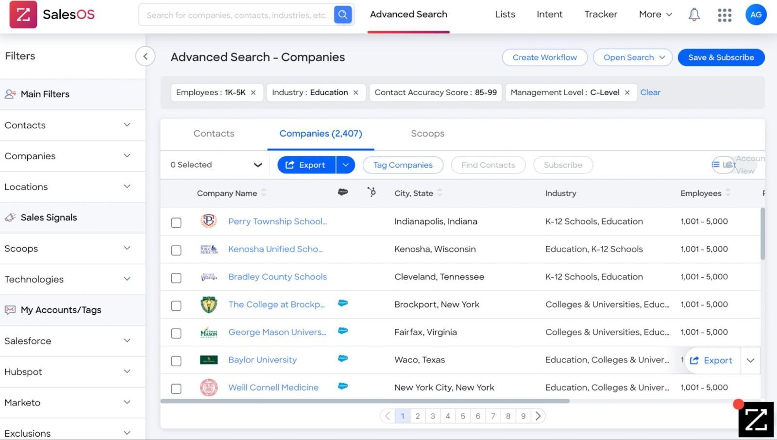 ZoomInfo is a sales intelligence platform