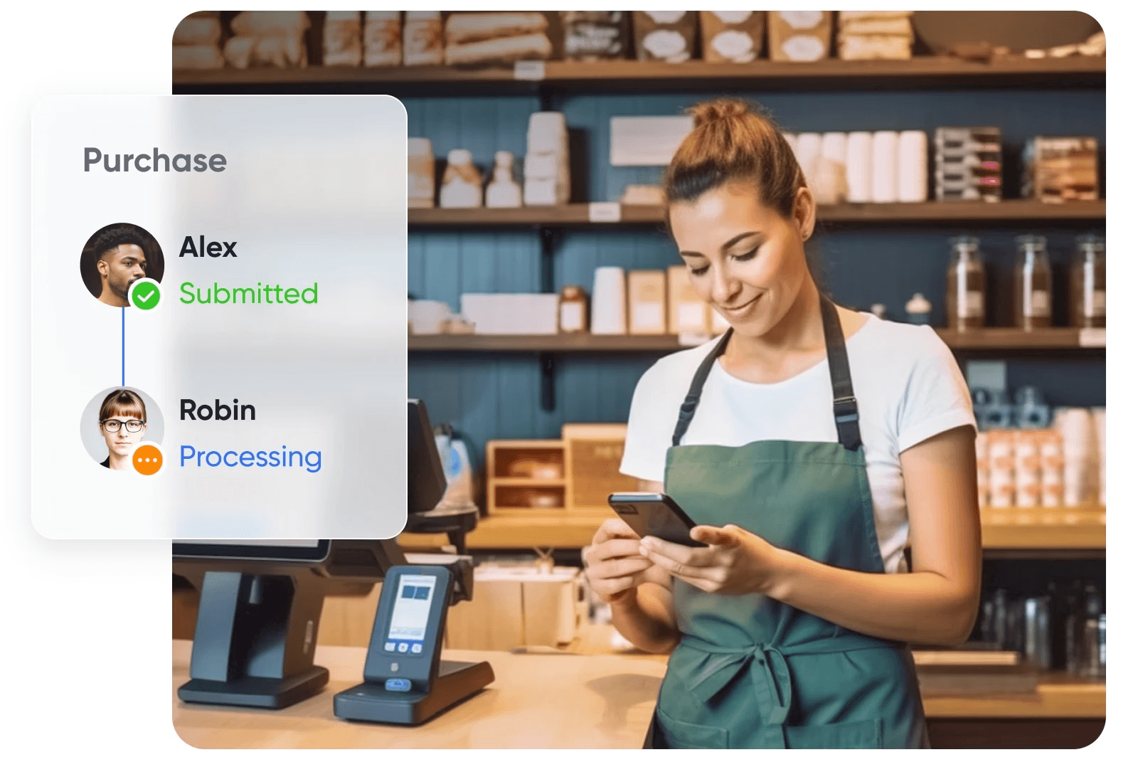 Handle restaurant transactions