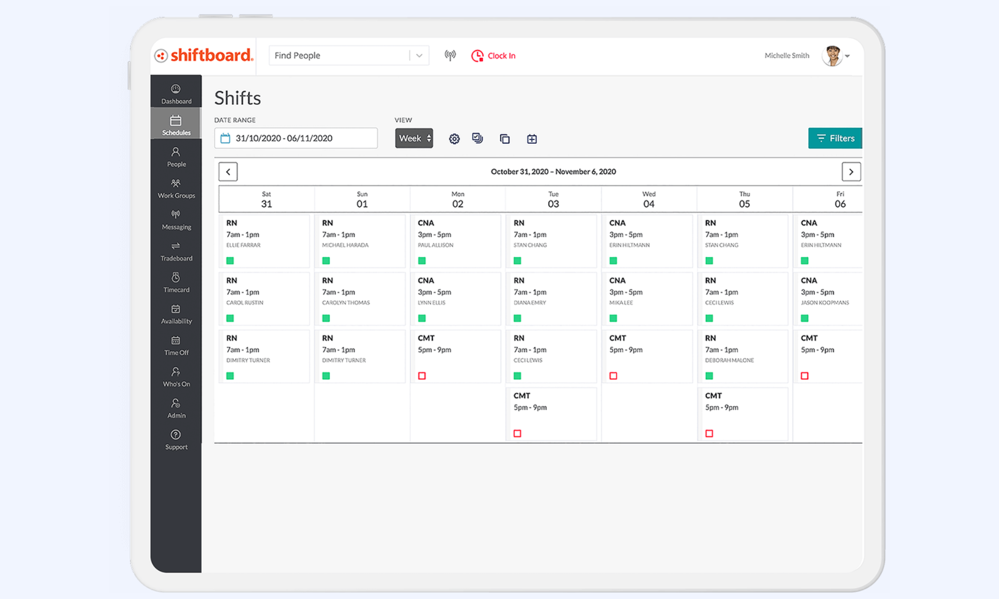 Shiftboard: Rules-driven workforce scheduling software