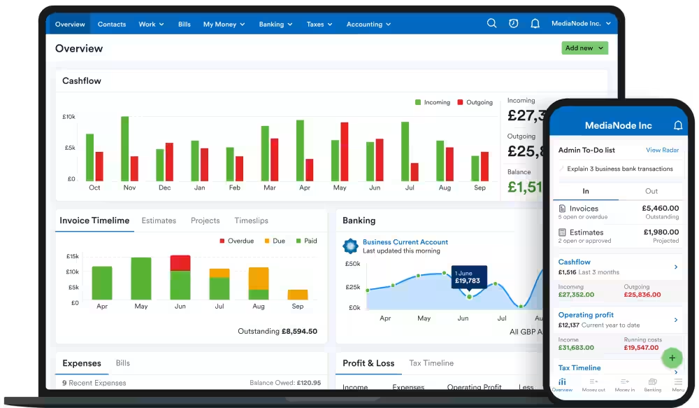 FreeAgent cloud accounting software