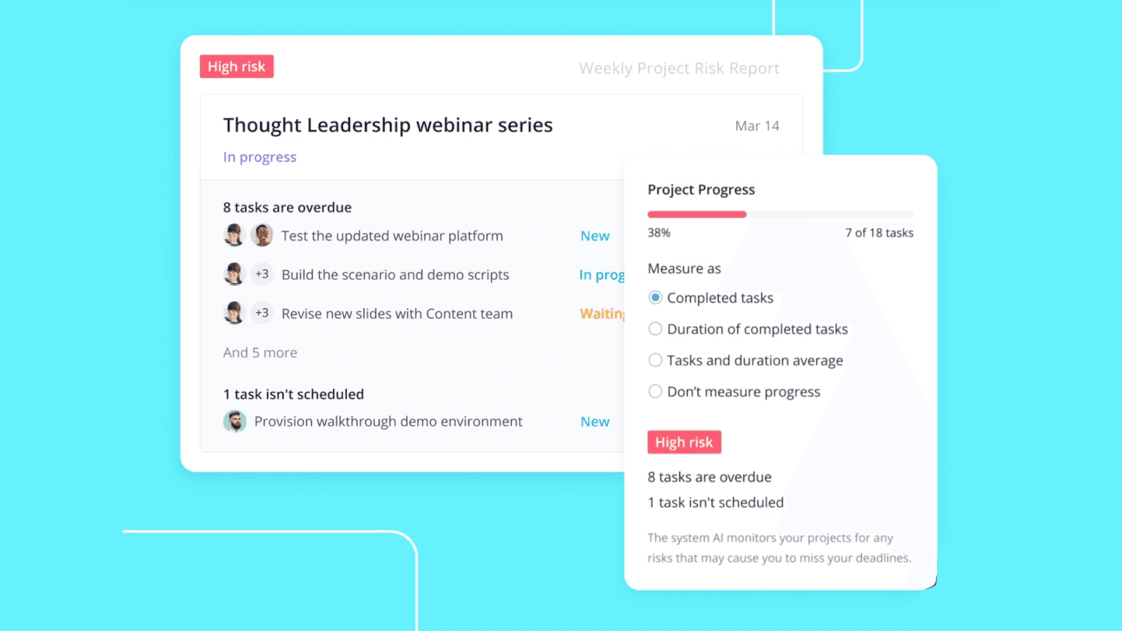 Advanced analytics and resource management in Wrike