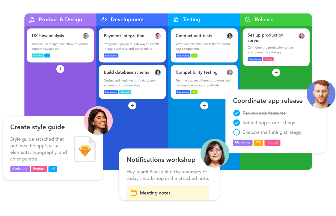 MeisterTask is a visually focused task management app