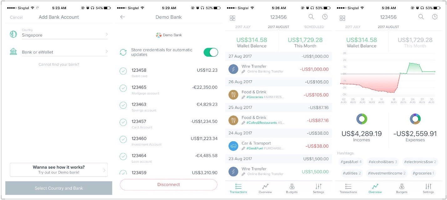 Spendee personal finance app with intuitive budget tracking