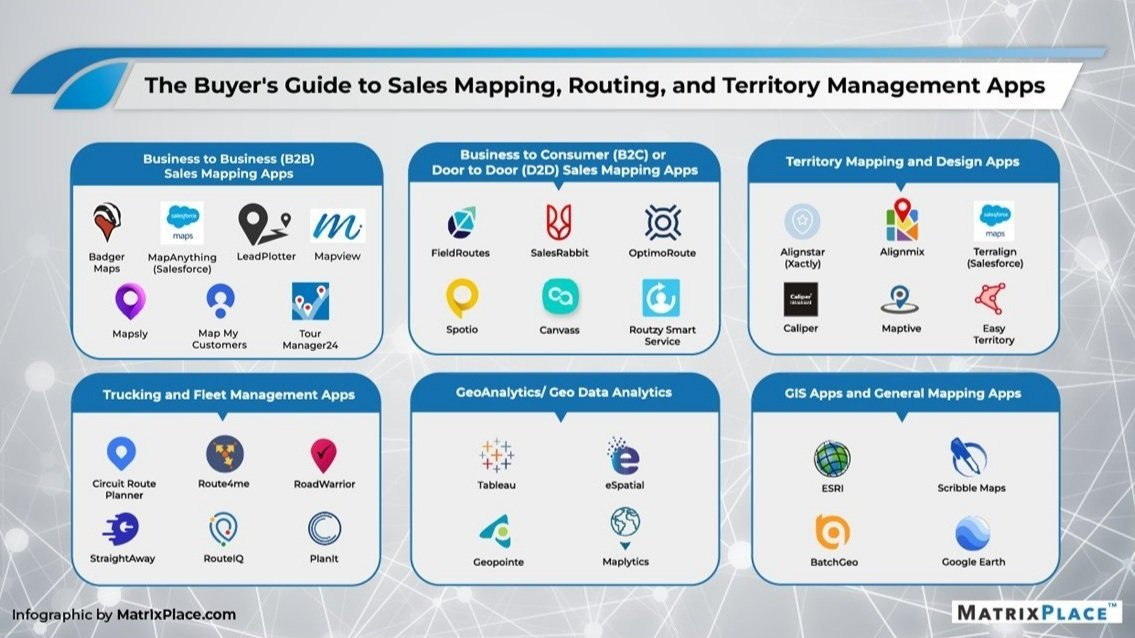 Badger Maps app for route optimization and sales territory management