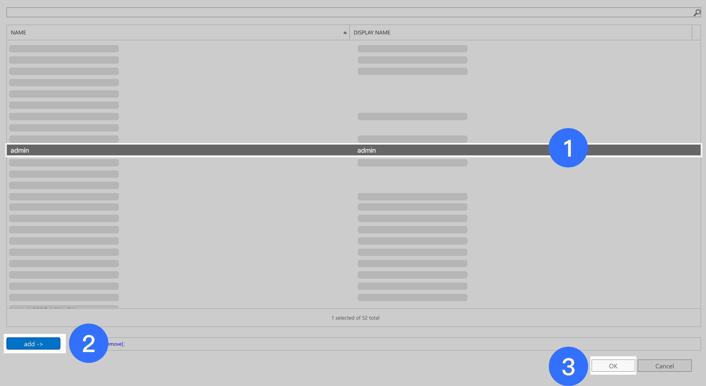 Outlook メール移行用の認証アカウントを設定する（Exchange オンプレミスの場合）