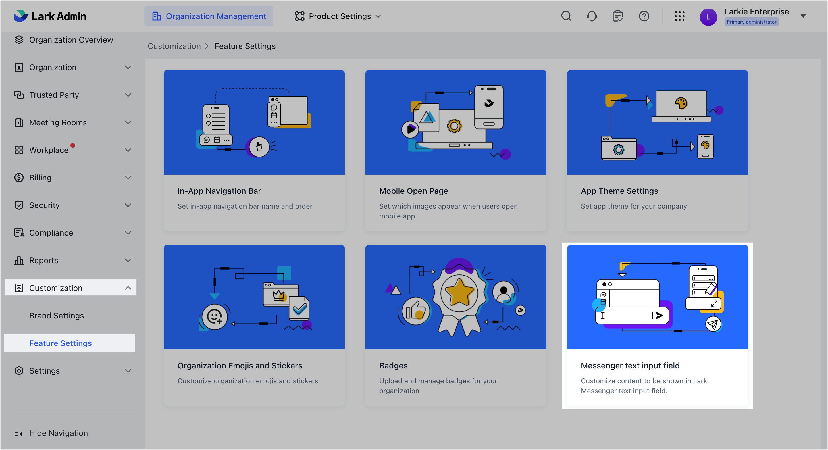 Admin | Add a message to the input field in chats