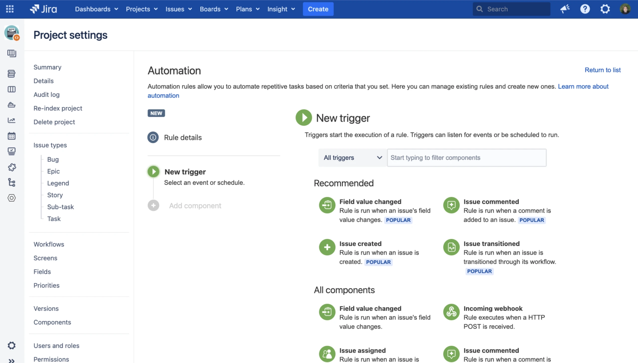 Automation in Jira