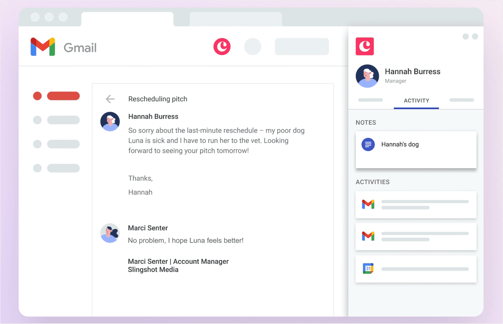 CRM for Google workspace