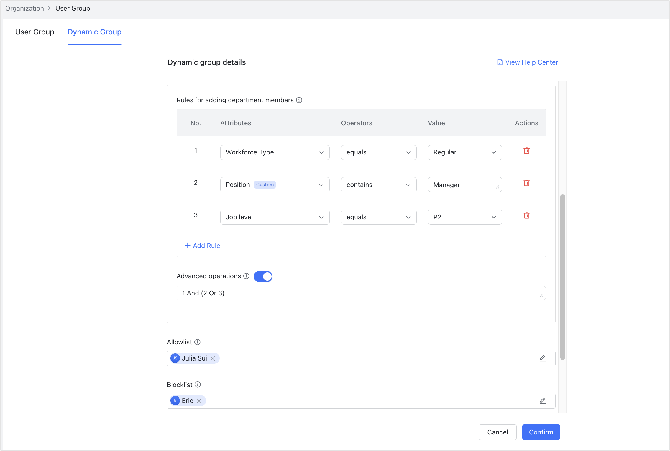 Lark Admin Console updates