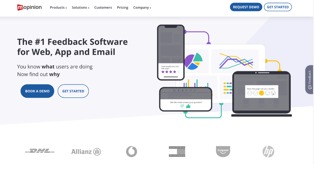 Mopinion: Website and app feedback tool