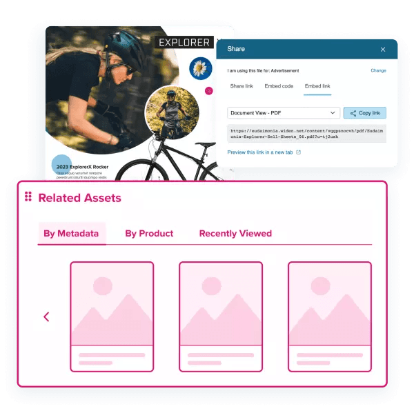 API-connected digital asset management