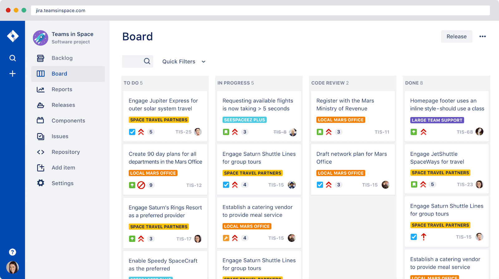 Jira as a leading system for agile project&nbsp;