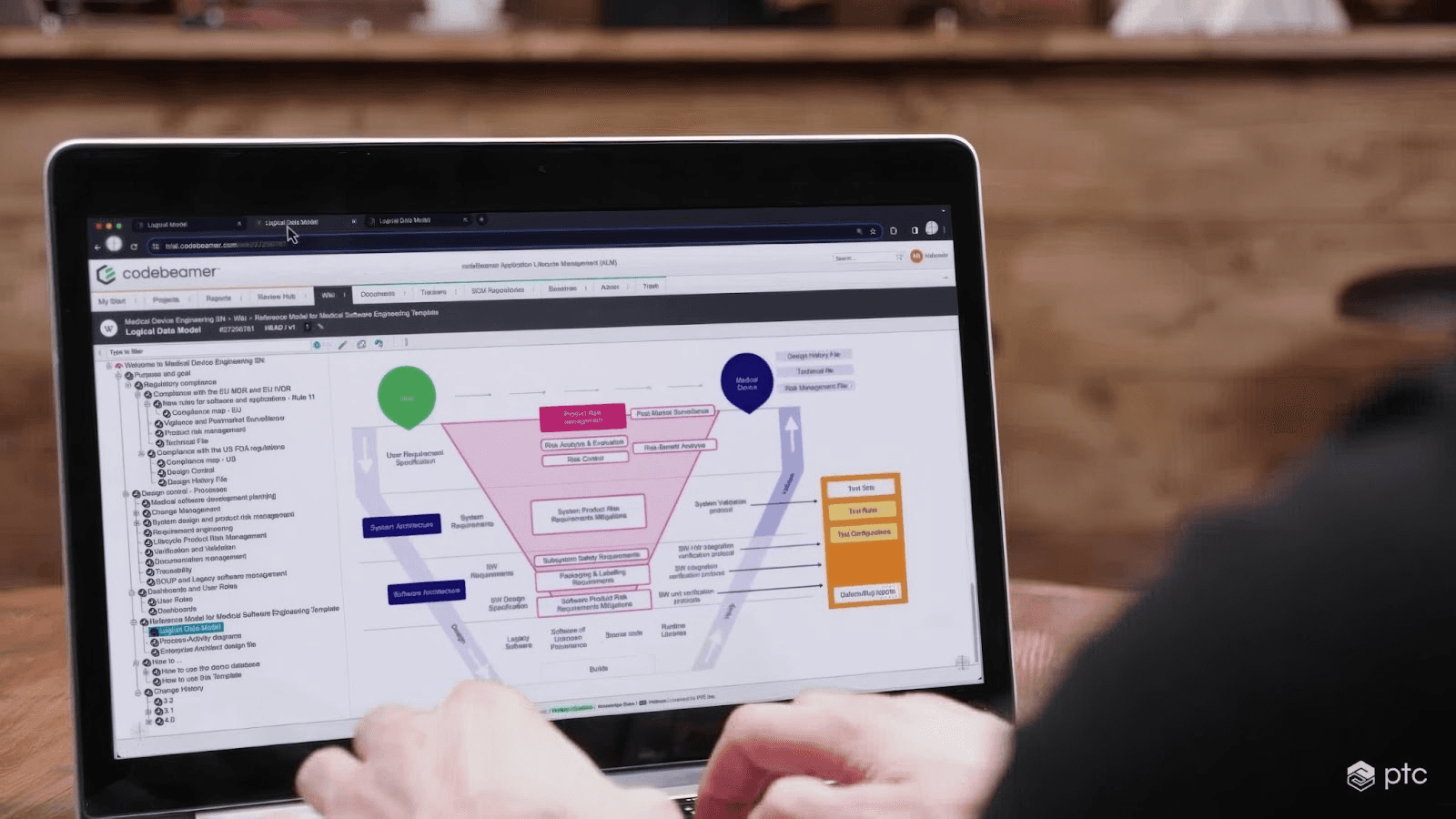 PTC Codebeamer's advanced ALM for product engineering