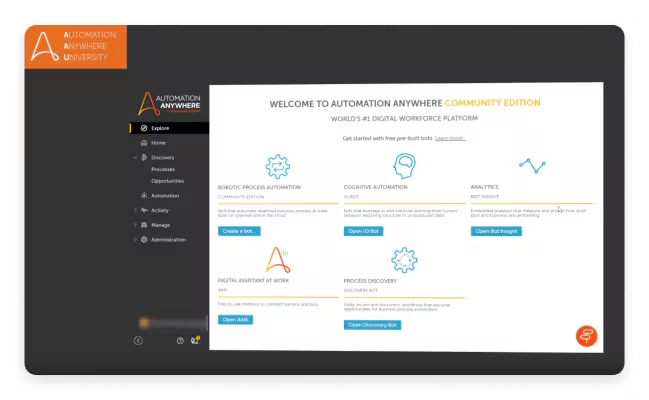 Automation Anywhere: Scalable digital process automation system