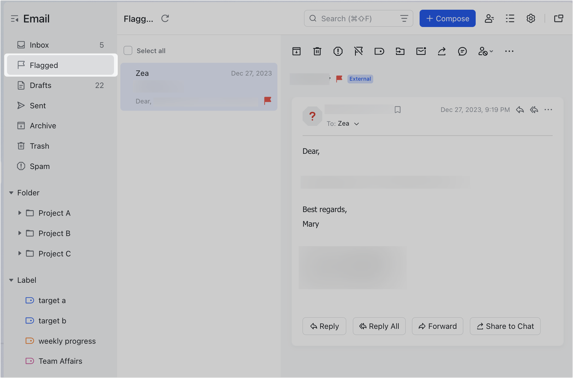 Organize and manage emails