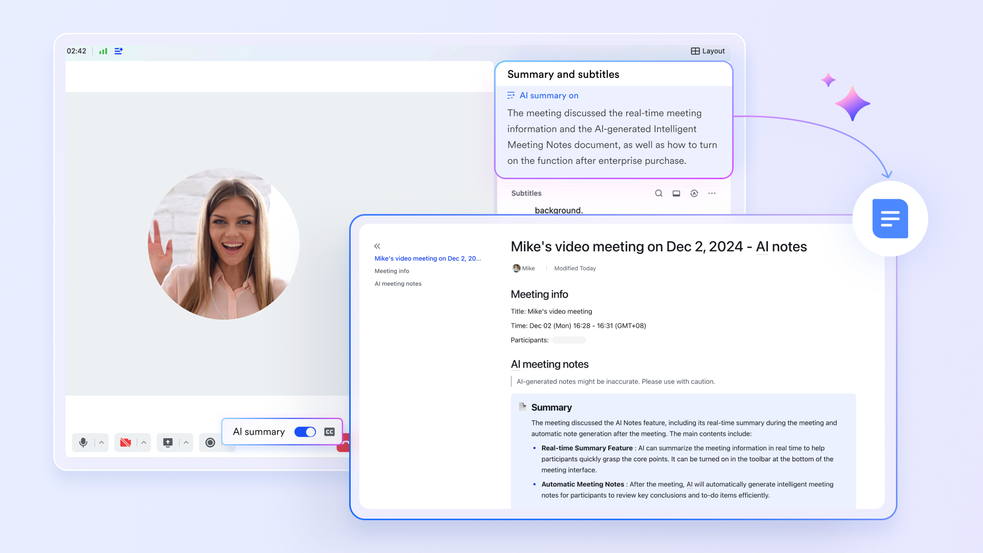 Lark AI Meeting Notes bridges the gap between communication and execution