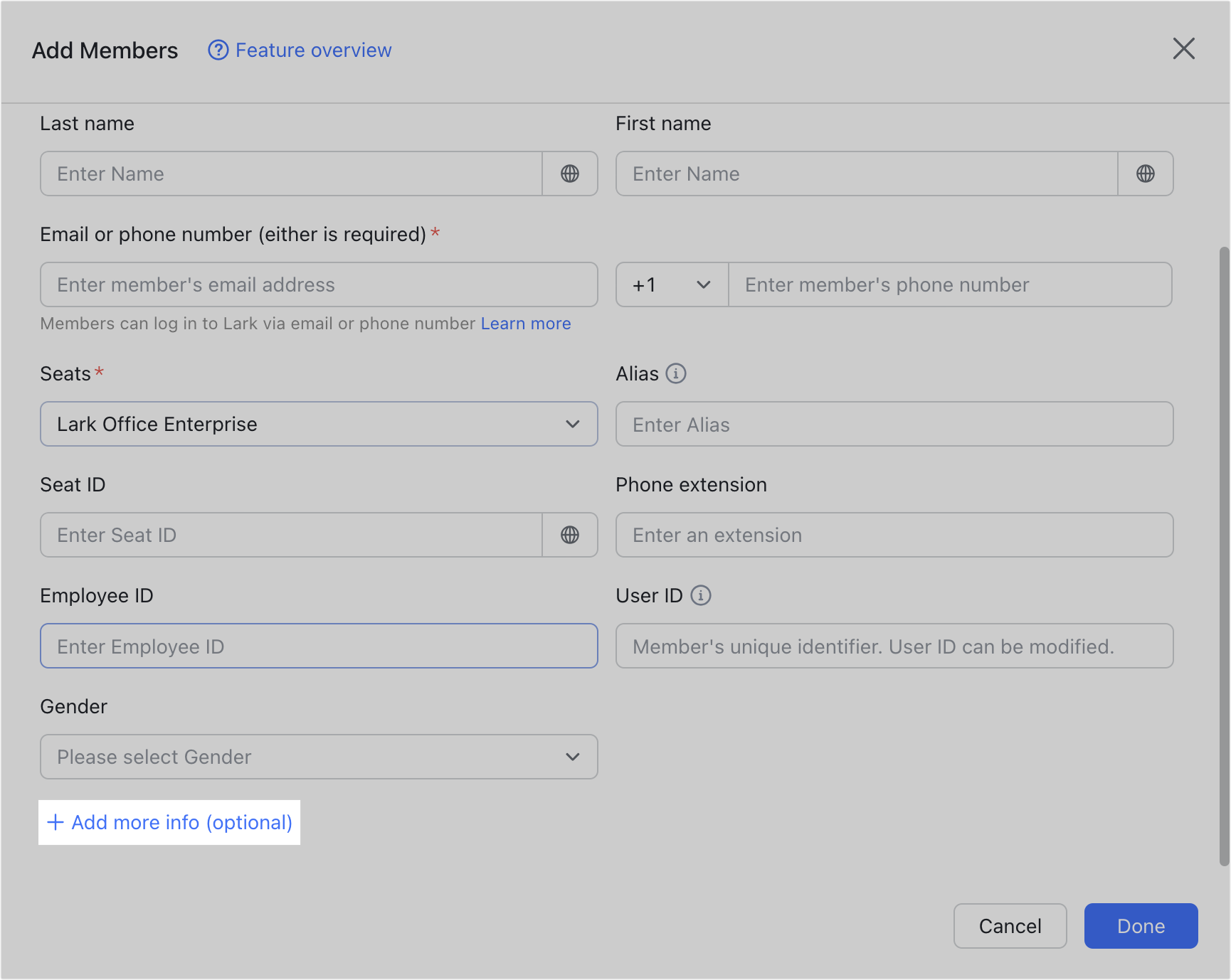 Admin | Customize workforce types