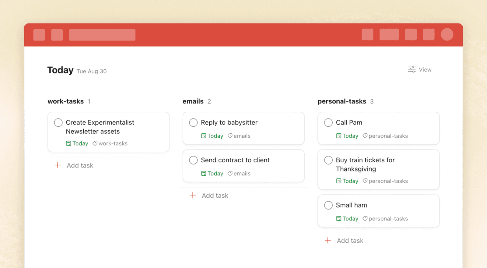 An image showing Todoist