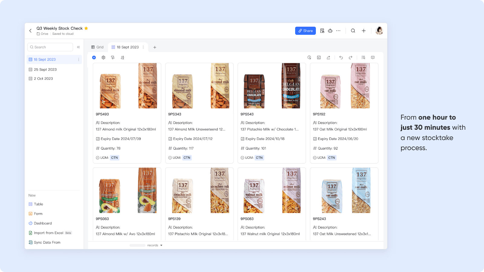Coconut&Co’s inventory management